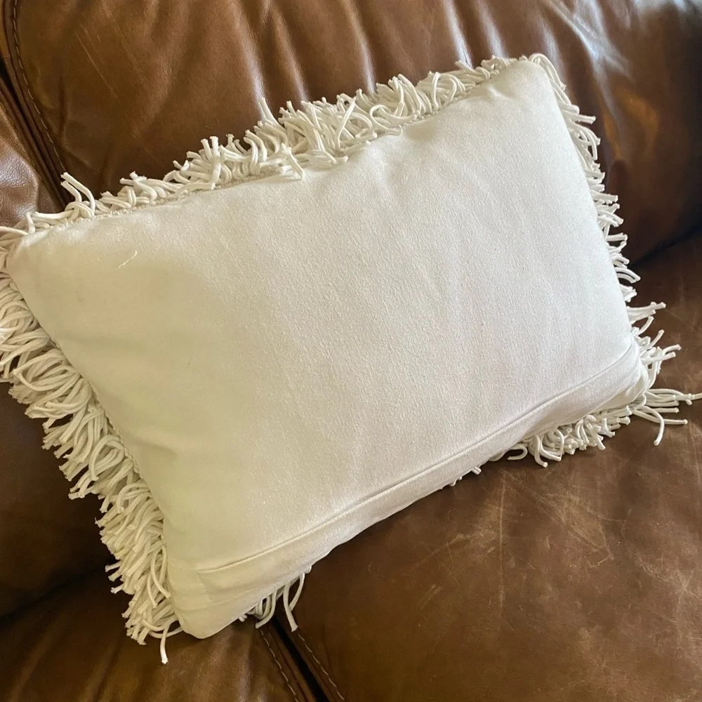 Crate & Barrel Remy Cotton Pillow & Case Cover X2